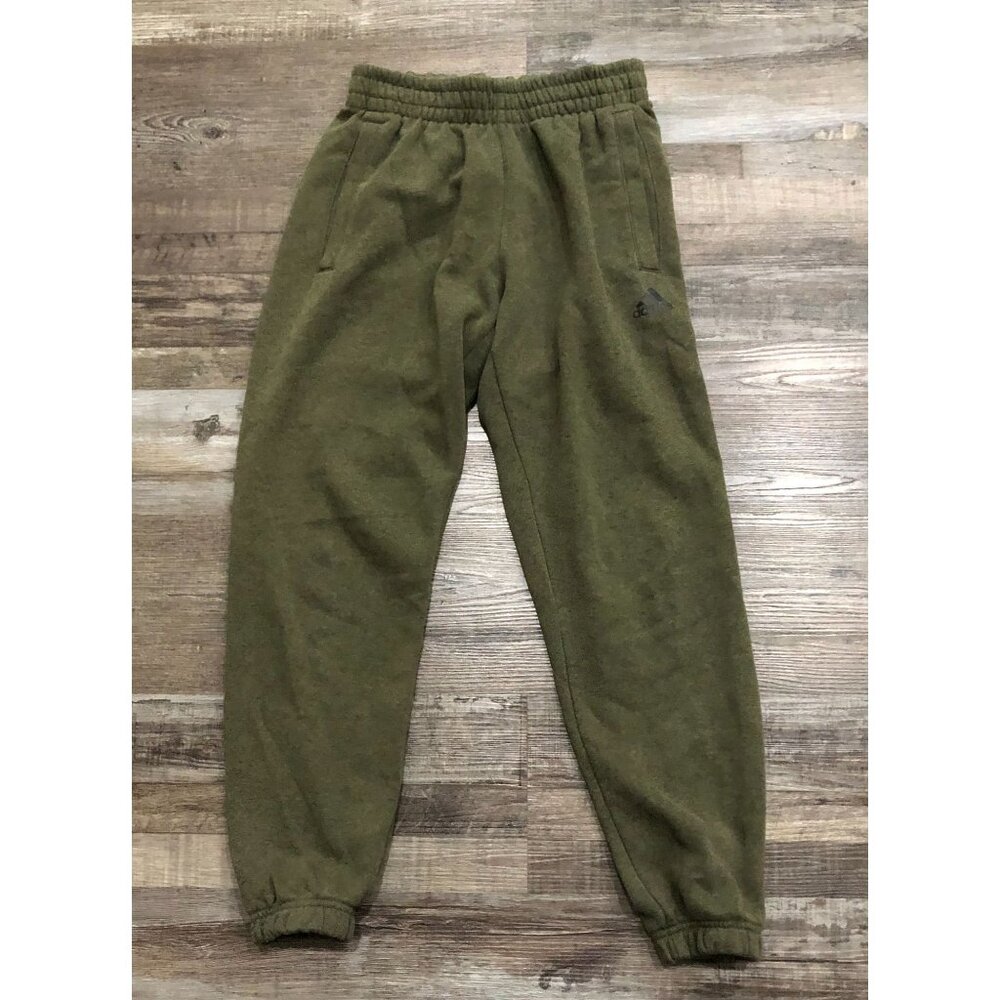 Adidas Womens Small Green Jogger Sweatpants Joggers Athletic